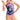 SPEEDO GIRLS PRINTED PULSEBACK SWIMSUIT - JUNIOR FEMALE