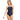SPEEDO ASIA FIT WOMENS COLOURBLOCK SPLICE MUSCLEBACK