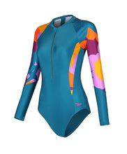 Load image into Gallery viewer, SPEEDO ASIA FIT WOMENS LONG SLEEVE SWIMSUIT
