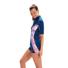 Load image into Gallery viewer, SPEEDO PRINTED SHORT SLEEVE RASH TOP (*top only)
