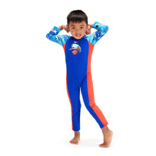 Load image into Gallery viewer, SPEEDO LONG SLEEVE ALL-IN-ONE SUN SUIT - TOTS BOY

