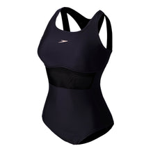 Load image into Gallery viewer, SPEEDO ASIA FIT WOMENS NOIR SWIMSUIT 1 PIECE
