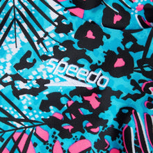 Load image into Gallery viewer, SPEEDO ASIA FIT WOMENS PRINTED CROP RASH TOP (*top only)
