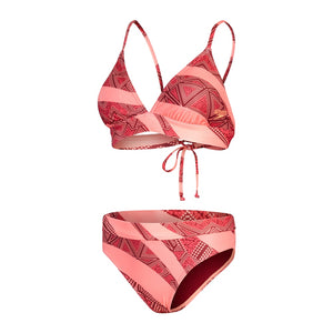 SPEEDO WOMENS PRINTED BANDED TRIANGLE 2 PC