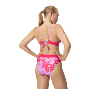 SPEEDO WOMENS PRINTED BANDED TRIANGLE 2 PC