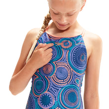 Load image into Gallery viewer, SPEEDO GIRLS PRINTED TWINSTRAP SWIMSUIT - JUNIOR FEMALE
