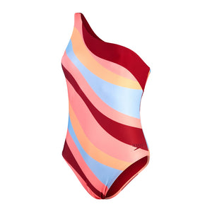 SPEEDO ASIA FIT WOMENS PRINTED ASYMETRIC 1 PC