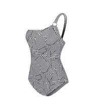 Load image into Gallery viewer, SPEEDO ASIA FIT WOMENS SHAPING PRINTED ASYMMETRIC 1 PIECE
