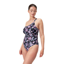 Load image into Gallery viewer, SPEEDO ASIA FIT WOMENS SHAPING PRINTED ASYMMETRIC 1 PC
