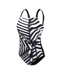 SPEEDO ASIA FIT WOMENS SHAPING PRINTED SQUARE NECK 1 PIECE