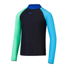 Load image into Gallery viewer, SPEEDO COLOURBLOCK RASH TOP &amp; JAMMER SET - JUNIOR UNISEX
