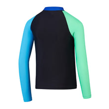 Load image into Gallery viewer, SPEEDO COLOURBLOCK RASH TOP &amp; JAMMER SET - JUNIOR UNISEX
