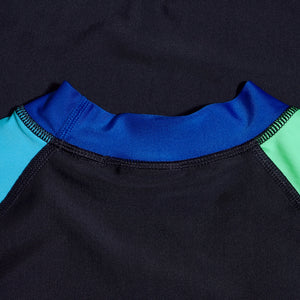 SPEEDO COLOURBLOCK RASH TOP & JAMMER SET - JUNIOR UNISEX