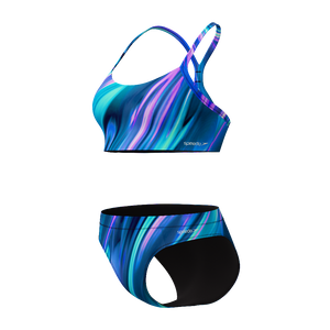 SPEEDO WOMENS PRINTED RACERBACK 2 PC SET