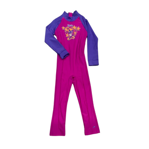 SPEEDO COLOR-BLOCK ALL IN ONE SUIT- TOTS GIRL