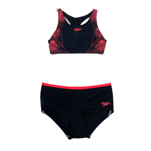 SPEEDO BOOM PLACEMENT CROP TOP  2-PC SET