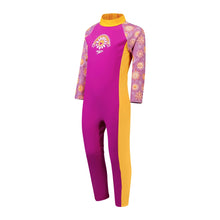 Load image into Gallery viewer, SPEEDO LONG SLEEVE ALL-IN-ONE SUN SUIT - TOTS GIRLS
