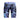 Swim shorts with a abstract pattern on a white background