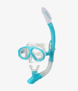 SPEEDO LEISURE ADULT DUAL LENSES & SNORKEL COMBO