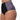 Speedo Women's Colorblock Boyleg swimsuit bottom in black and gray with Speedo logo.