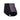 Speedo Asia Fit Women's Colorblock Boyleg Bottom in black and purple with a back zip pocket.