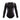 Speedo Asia Fit women's colorblock long sleeve zip back one-piece swimsuit in black and grey.
