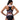Speedo Asia Fit women's racerback crop top and matching high-waisted bottom in black and lilac with tonal panels.
