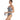 SPEEDO ASIA FIT WOMENS SHAPING PRINTED ASYMMETRIC 1 PIECE