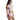 Woman in light pink Speedo Wavechasers 2.0 high-waisted swim bottom with white trim.