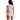 Woman from behind wearing a light pink Speedo Wavechasers 2.0 high-waisted swim bottom with white trim.