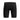 Black Speedo Boys Sports Logo Jammer with green and blue side panel, made from Enduraflex fabric.