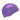 Purple Speedo Fastskin Hiro Cap, tight-fitting and moulded for racing, with white Speedo logo.