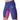 Speedo Fastskin LZR Pure Valor 2.0 high-waisted jammer in blue with pink leg panel and yellow logo.