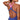 Woman in a purple Speedo Fastskin LZR Pure Valor 2.0 Openback Kneeskin with pink straps.