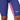 Speedo Fastskin LZR Pure Valor 2.0 Openback Kneeskin in blue and pink with neon yellow logo.