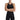 Black Speedo Fastskin LZR Pure Valor 2.0 Openback Kneeskin with grey logo, shown on a swimmer.