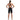 Black Speedo Fastskin LZR Pure Valor 2.0 Openback Kneeskin on a swimmer, showing the open back and knee-length design.