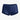 SPEEDO PERFORMANCE FEMALE BOYLEG bottom in navy blue nylon-spandex with a dotted waistband.