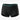 Black Speedo Performance female boyleg bottom with a teal patterned waistband.