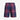 Speedo Junior Male 17" Watershorts in blue, red, and white plaid with an elastic waistband.