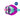 Speedo Junior Vanquisher 3.0 Goggle in purple, pink, and teal with clear lenses and a white strap.