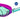 Speedo Junior Vanquisher 3.0 Goggle with purple frame, mint green lenses, and white/teal strap.