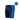 Speedo Solid Splice Jammer in navy with blue and teal curved side panels, made from Endurance Pro fabric.