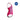 Pink Speedo Placement Muscleback One Piece swimsuit with blue and white geometric side pattern.