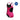 Pink Speedo Placement Muscleback One Piece swimsuit with blue geometric side print, black lining, and open back.