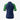 Navy short-sleeve rash top with green jungle roar print on sleeves and back zip.