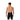 Man in black Speedo Sports Logo Jammer with subtle blue-green logo panel, EnduraFlex fabric.