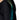 Black Speedo Sports Logo Jammer with a green to blue gradient dotted logo panel.