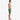 Man in Speedo Tropics 18" Watershorts with green leaf print, drawstring waist, and side pockets.