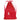 Red Speedo Ventilator Deluxe Mesh Bag with front zip pocket and white logo.